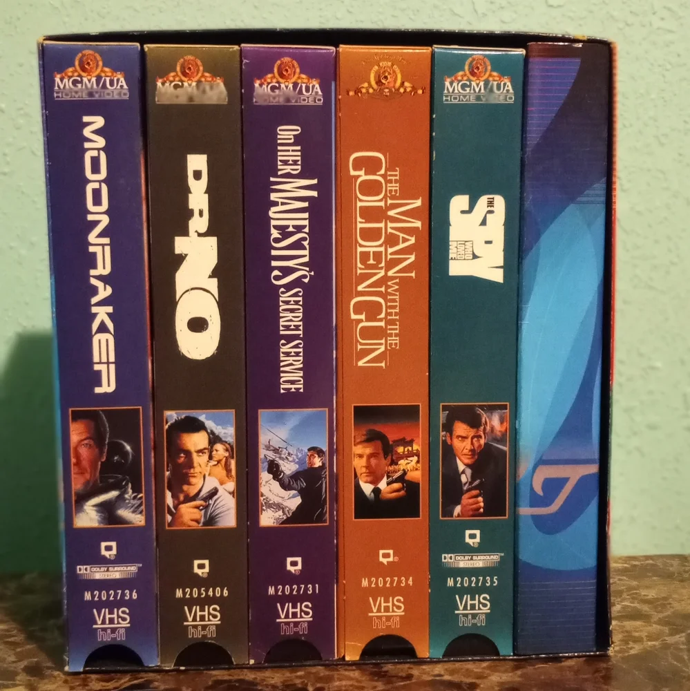 The James Bond Collection 007 Volume 2 VHS Tapes